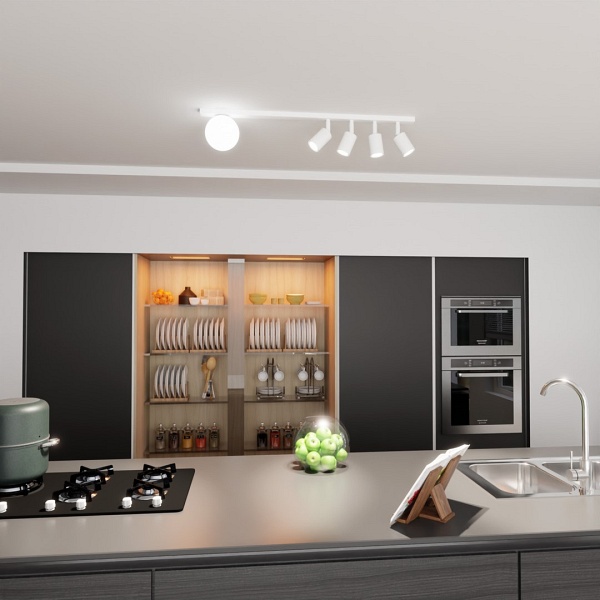 Lampa sufitowa BASTER 5 WHITE