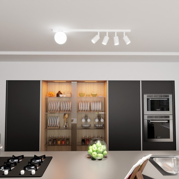 Lampa sufitowa BASTER 5 WHITE