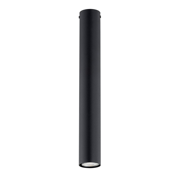 Lampa sufitowa TECNO 1L BLACK oprawa oświetleniowa - Emibig