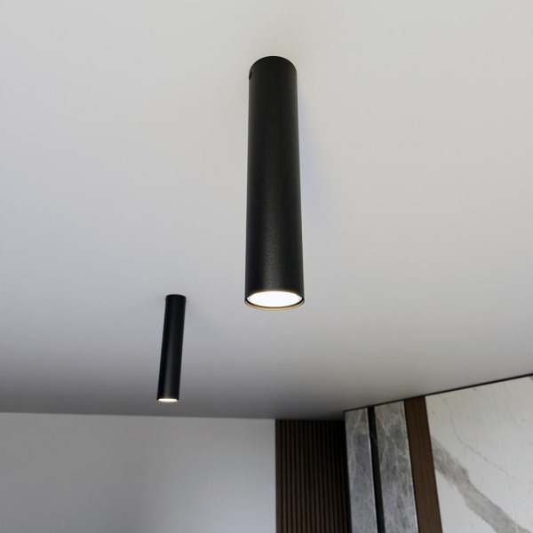 Lampa sufitowa TECNO 1M BLACK oprawa oświetleniowa