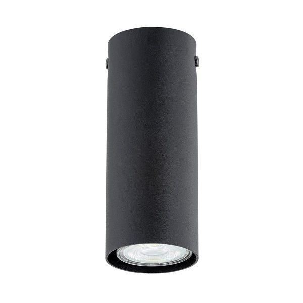 Lampa sufitowa TECNO 1S BLACK oprawa oświetleniowa - Emibig