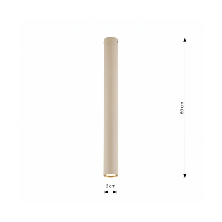 Lampa sufitowa TECNO 1XL MOKKA - Emibig