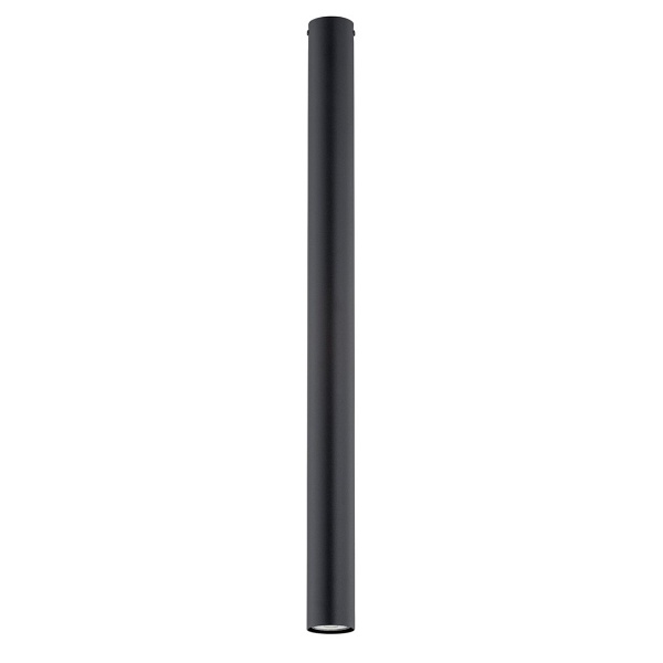 Lampa sufitowa TECNO 1XXL BLACK oprawa oświetleniowa - Emibig