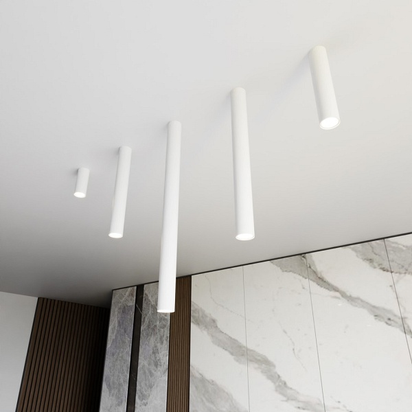 Lampa sufitowa TECNO 1L WHITE oprawa oświetleniowa