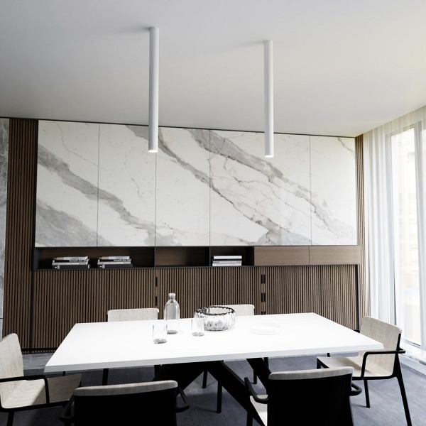 Lampa sufitowa TECNO 1XXL WHITE oprawa oświetleniowa