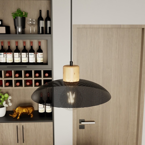 Lampa wisząca KOBE 1 BLACK