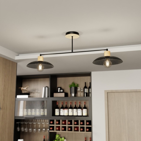 Lampa sufitowa KOBE 2 BLACK