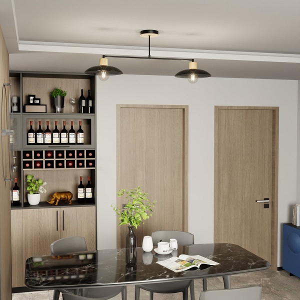 Lampa sufitowa KOBE 2 BLACK