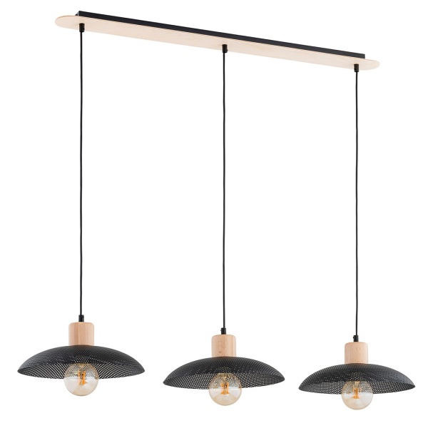 Lampa wisząca KOBE 3 BLACK - Emibig