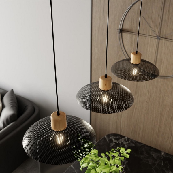 Lampa wisząca KOBE 3 BLACK