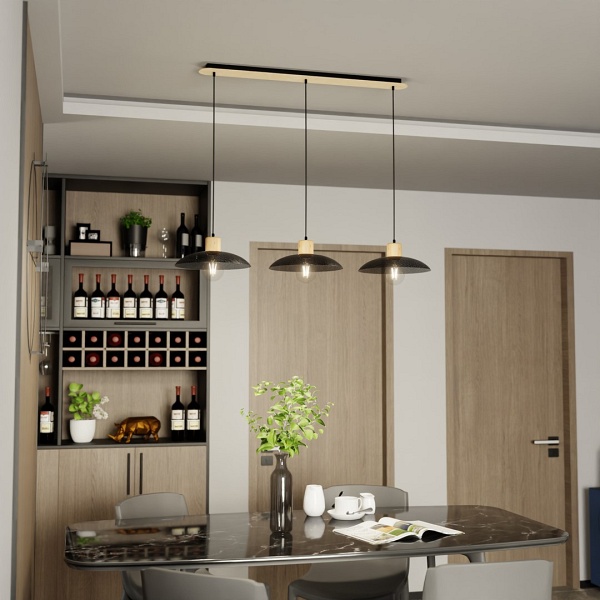 Lampa wisząca KOBE 3 BLACK