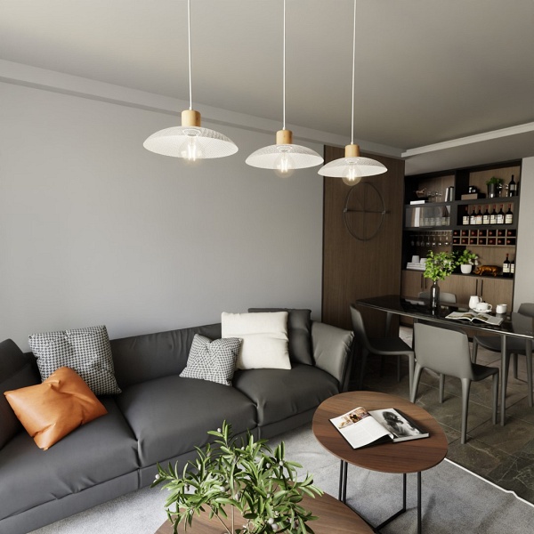 Lampa wisząca KOBE 3 WHITE