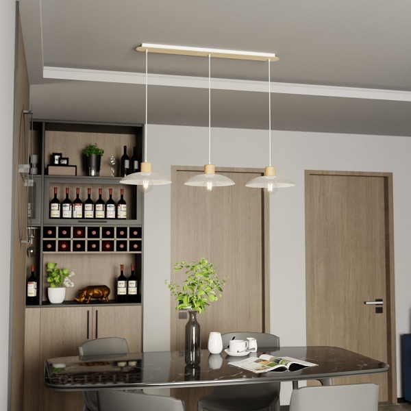 Lampa wisząca KOBE 3 WHITE