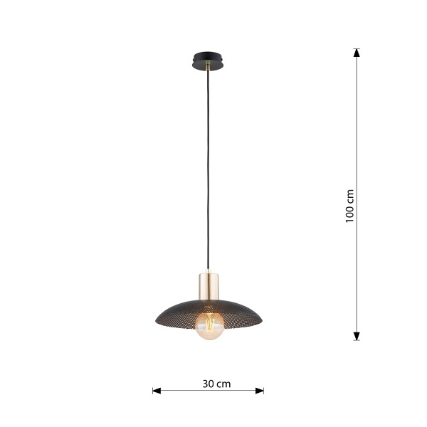 Lampa wisząca SPIRIT 1 BLACK