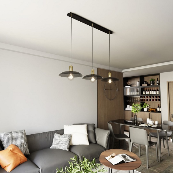 Lampa wisząca SPIRIT 3 BLACK