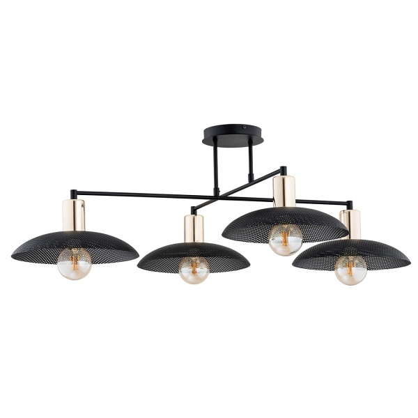 Lampa sufitowa SPIRIT 4 BLACK - Emibig