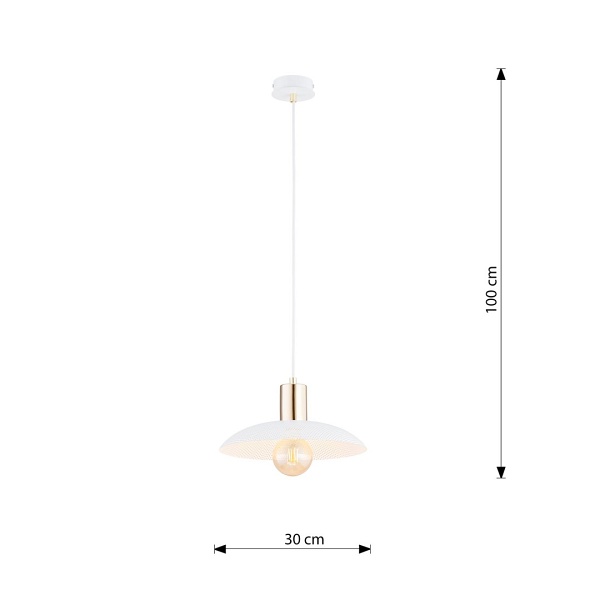 Lampa wisząca SPIRIT 1 WHITE