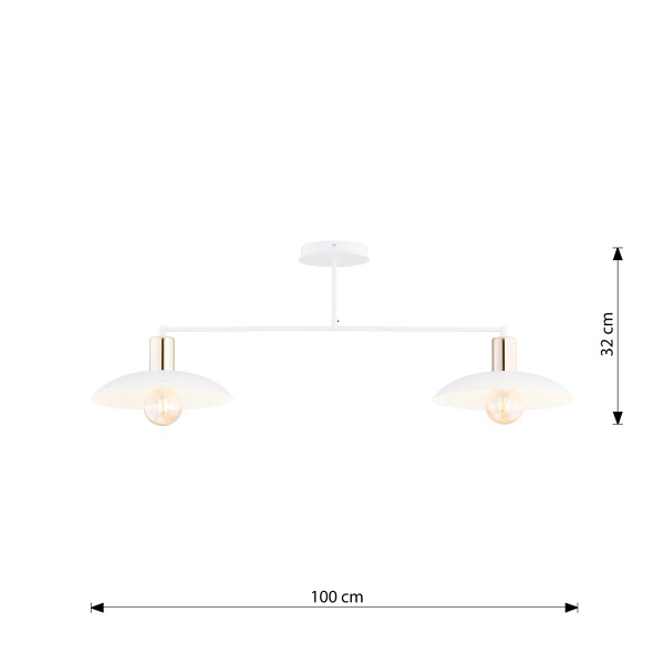 Lampa sufitowa SPIRIT 2 WHITE
