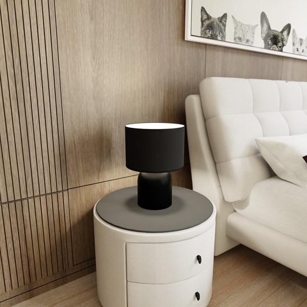 Lampa ASPEN LN1 BLACK/WHITE