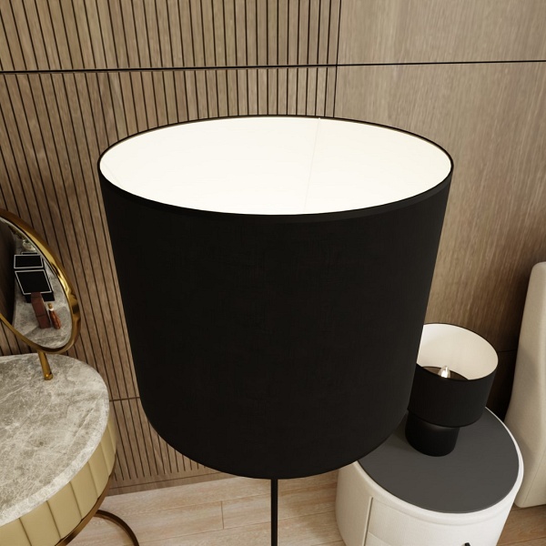 Lampa podłogowa ASPEN LP1 BLACK/WHITE