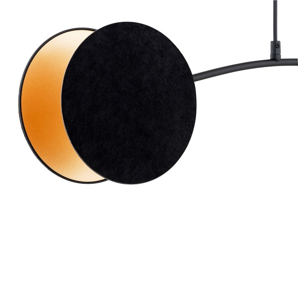 Lampa wisząca MOTIF 2 BLACK/GOLD
