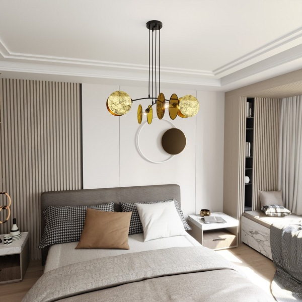 Lampa wisząca MOTIF 4 GOLD