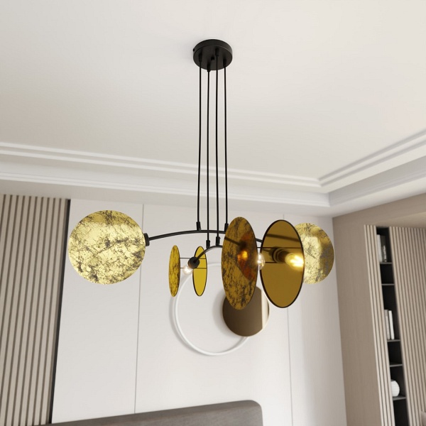 Lampa wisząca MOTIF 4 GOLD