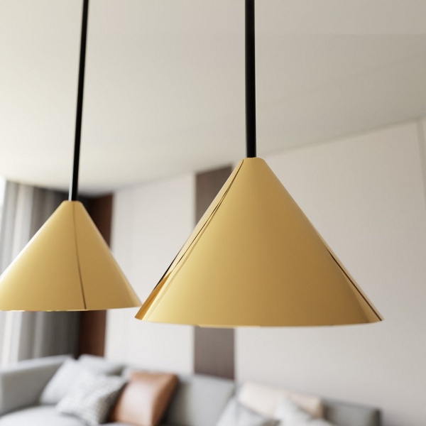 Lampa wisząca ELIT 4 BL GOLD