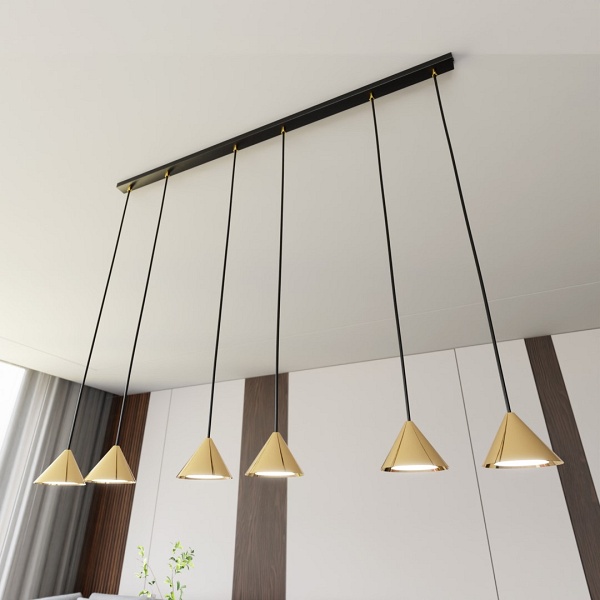 Lampa wisząca ELIT 6 BL GOLD