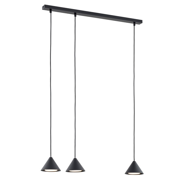 Lampa wisząca ELIT 3 BLACK