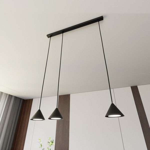 Lampa wisząca ELIT 3 BLACK