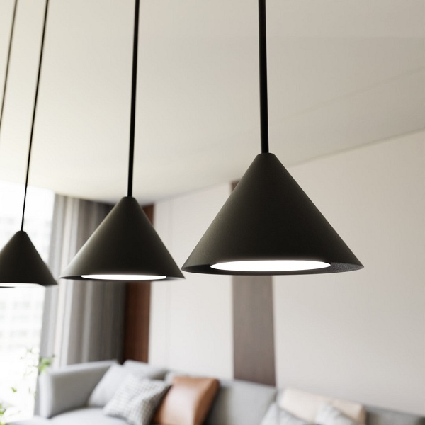 Lampa wisząca ELIT 3 BLACK