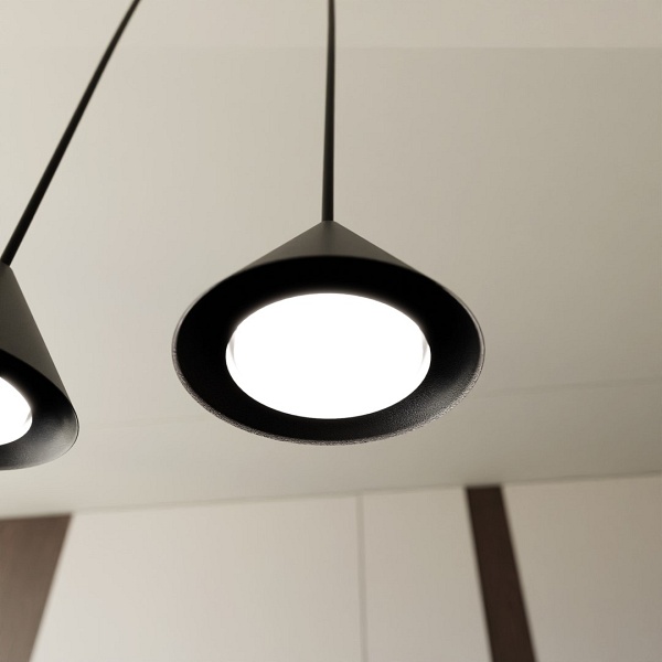 Lampa wisząca ELIT 3 BLACK