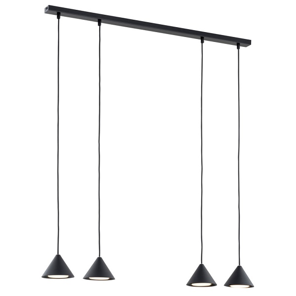 Lampa wisząca ELIT 4 BLACK