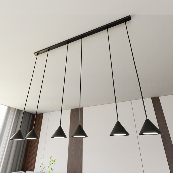 Lampa wisząca ELIT 6 BLACK