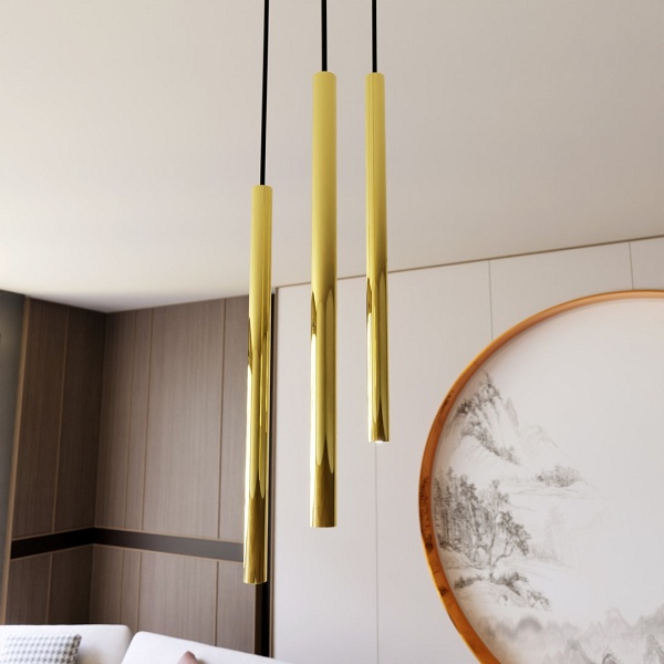 Lampa wisząca SELTER 3 PREMIUM GOLD