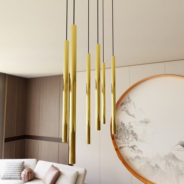 Lampa wisząca SELTER 6 GOLD