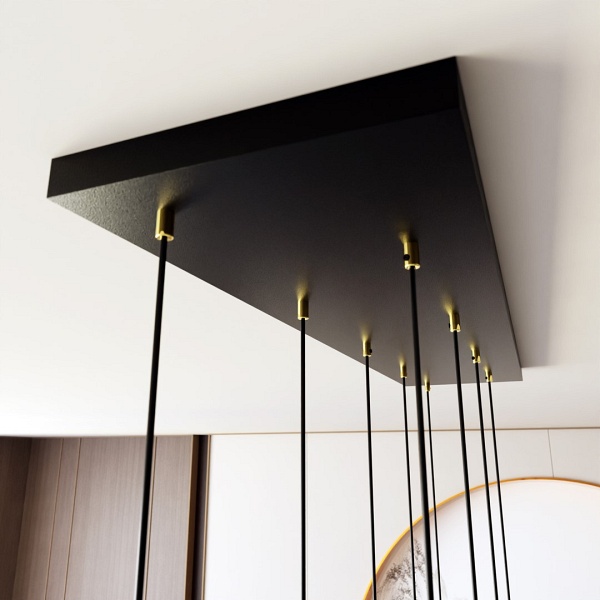 Lampa wisząca SELTER 9 GOLD