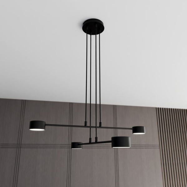 Lampa wisząca MODUS 4 BLACK