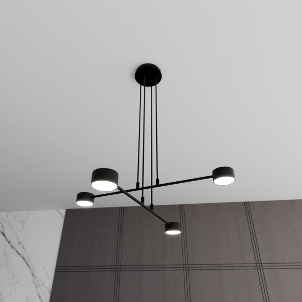 Lampa wisząca MODUS 4 BLACK