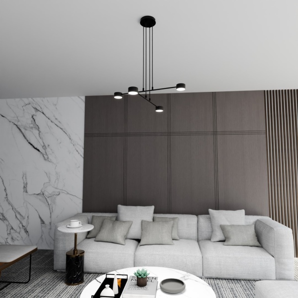 Lampa wisząca MODUS 4 BLACK