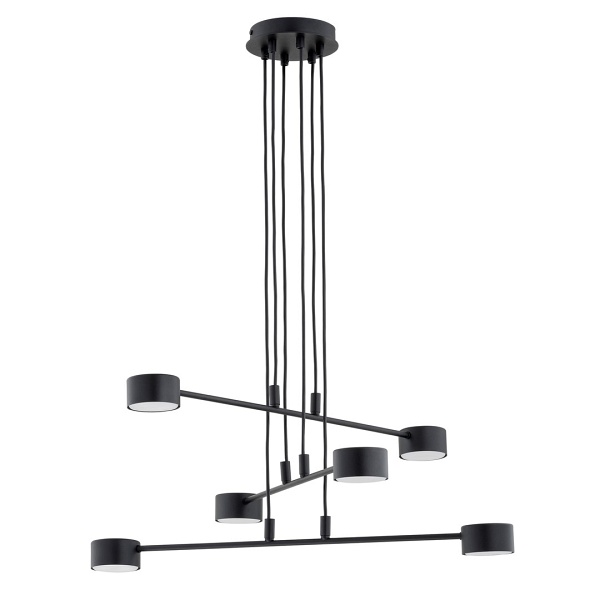 Lampa wisząca MODUS 6 BLACK - Emibig