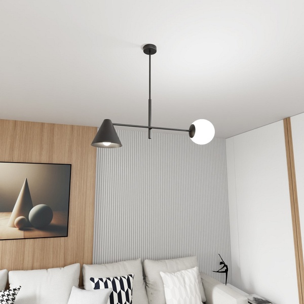 Lampa sufitowa HERMES 2 BLACK