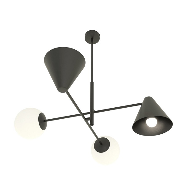 Lampa sufitowa HERMES 4 BLACK
