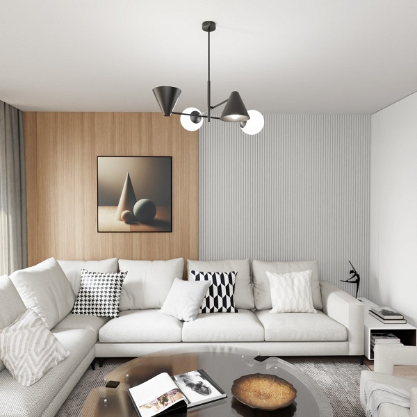 Lampa sufitowa HERMES 4 BLACK