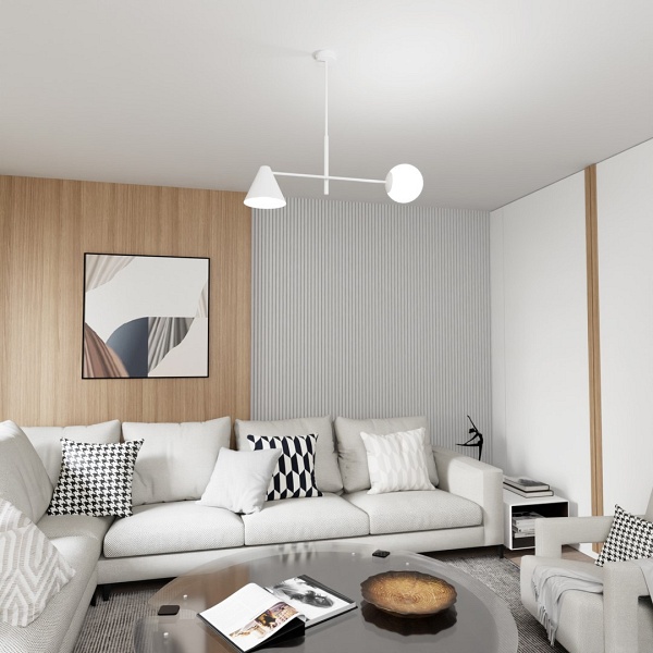 Lampa sufitowa HERMES 2 WHITE - Emibig
