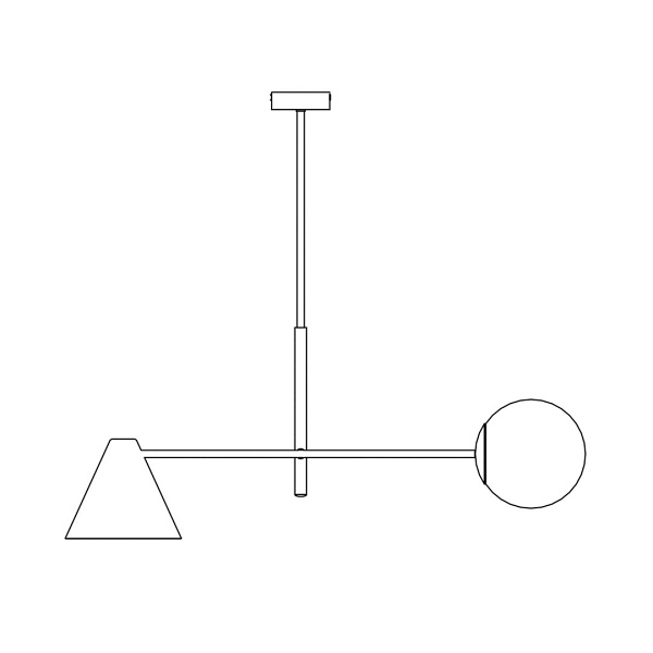 Lampa sufitowa HERMES 2 WHITE