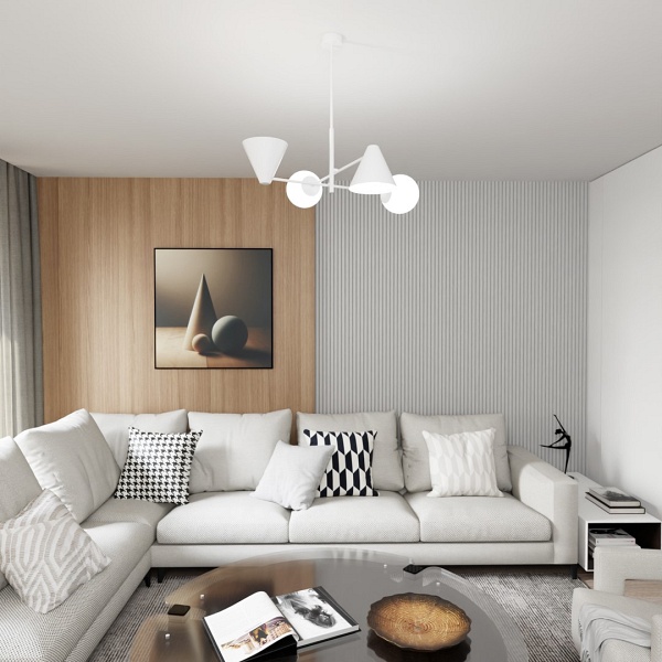 Lampa sufitowa HERMES 4 WHITE