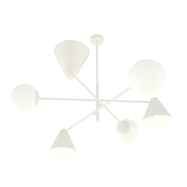 Lampa sufitowa HERMES 6 WHITE