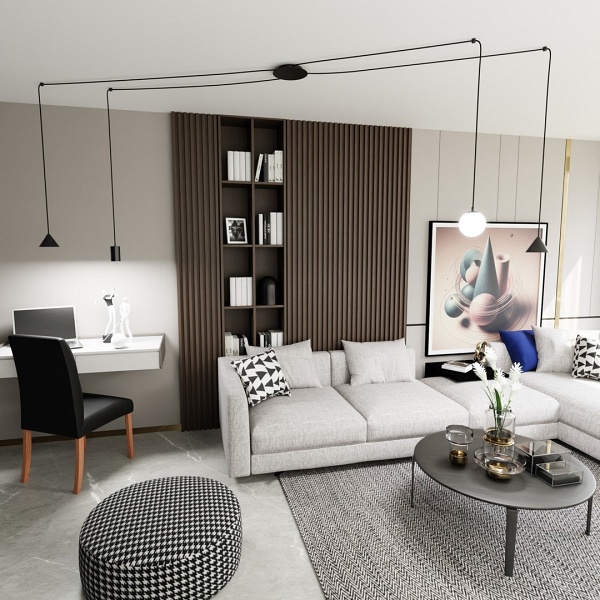 Lampa wisząca FUJI 4 BLACK